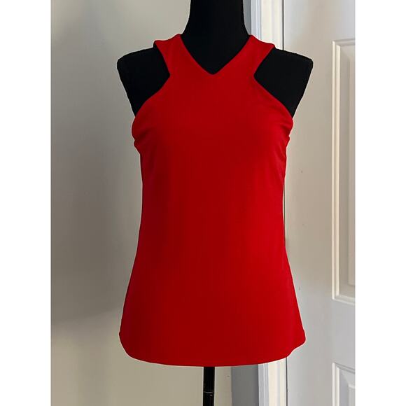 Lauren Ralph Lauren Tops - Lauren Ralph Lauren Petites Cris Cross neckline sleeveless blouse top PM